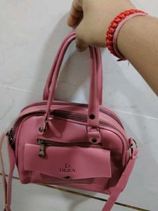 Dera Pink Crossbody Bag