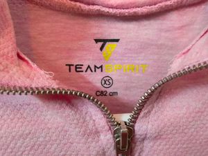 Pastel Pink- Cropped Cotton Blend Sweatshirt