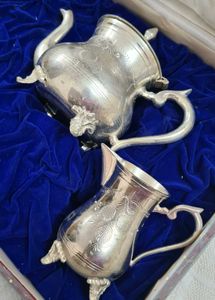 Antique German Silver Tea Set