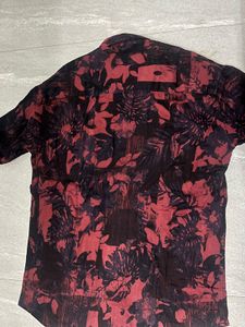 Tropical Print Casual Shirt