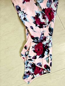 Floral One Shoulder Dress
