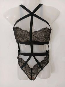 STRAPPY BONDAGE BODYSUIT