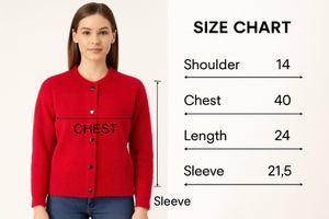 Red Cardigan Sweater