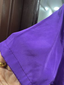 Purple crop top