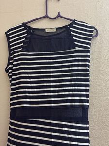 vestry striped one piece