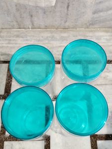 Set of 4 Plastic Kitchen Storage box