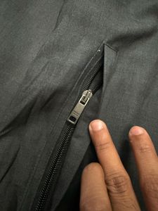 Prada Black Nylon Blouson Lightweight Jacket