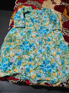 Floral Print Kurta