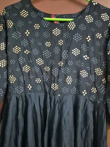 Blue Long Kurta
