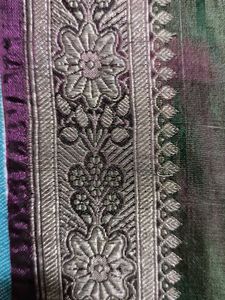 Elegant Floral Silk Saree
