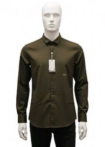 Men&#39;s Casual Olive Shirt