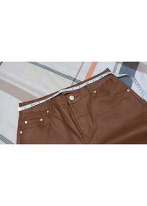 Leather Type Skinny Trouser