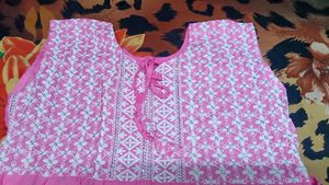 Beautiful Pink New Kurti 🌸🌸