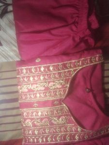 Pink Embroidered Kurta Set
