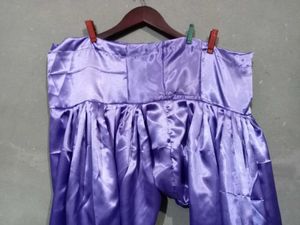 Purple Satin Suit