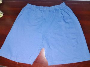 Blue Casual Shorts