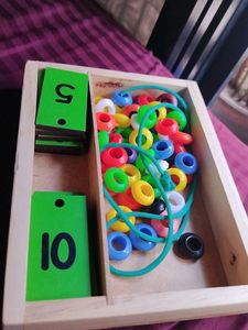 Montessori Skill O Fun Counting Beads Activity