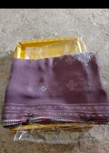 Mauve Embroidered Shawl