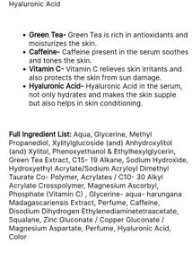 Mcaffeine Naked Detox Green Tea Face Serum