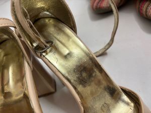 Beige Heels Buckle One