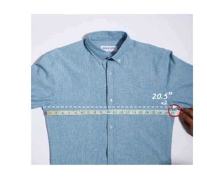 ESM- Example Shirt Measurements