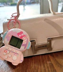 Pink Tamagotchi Game Keychain 🍭💗