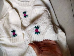 Vintage Floral Knit Top