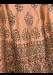 ✨ Elegant Peach Silk Lehenga Set ✨