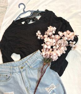 🎁Buy1 Get1 Free Crop Long Sleeve Top B