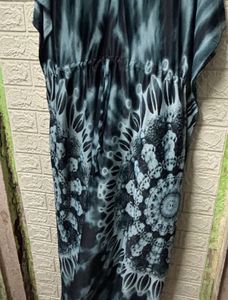 Boho Tie-Dye Dress night kaftan maxi