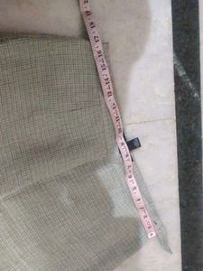 Olive Green High-Waisted Trousers