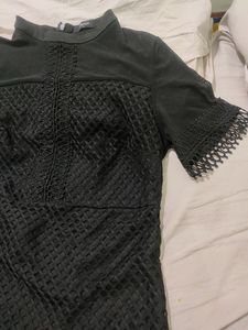 Black One piece Mini Rich New Stylish Party Wear