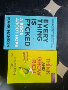2 Books Think And Grow Rich Everything Is F*Cked