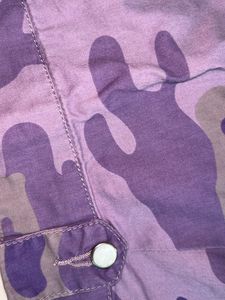 Girls’ Purple Camo Ruffle Skirt – Casual Street St