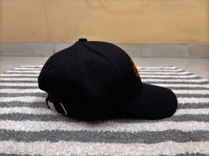 Hermes Vintage Unisex Black Baseball Cap
