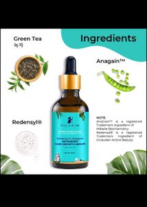Pilgrim Redensyl And Anagain Advance Hair Growth Serum 100%working