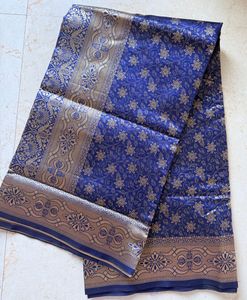 Unused Zari Woven Saree