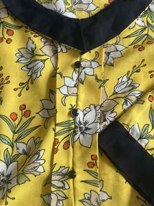 Floral Print Semi Formal Top