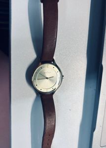 Skagen Brown Leather Watch