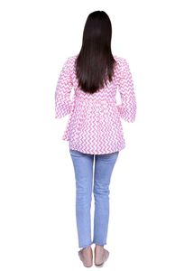 Short Pink Colour Kurti