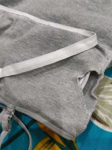 Grey Camisole With Attached Bra
