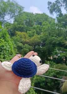 Crochet Turtle Keychain