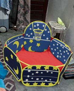 New Kids Ball Pit with Basketball Hoop indoor game