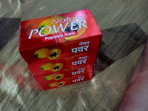 Nature Power Papaya Aura Soap (4 Pieces X 125 g)
