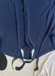 an imported classy navy shirt