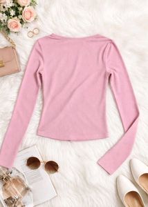 Pink Ribbed Top from Ginger brand