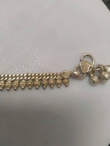 Vintage Silver Anklets 91.1%purity Of Gram