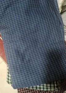 Checkered Dress Material woolen fabric