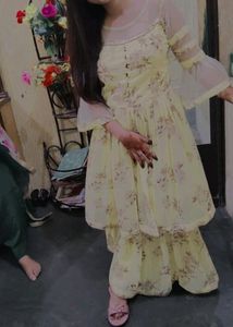 Sharara With Flared Top