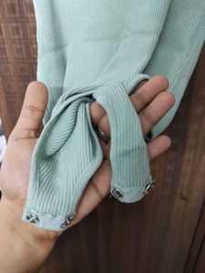 Zara Knit Bodysuit Top
